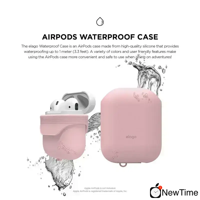 Elago Waterproof Case Lovely Pink for Airpods (EAPWF-BA-LPK) 